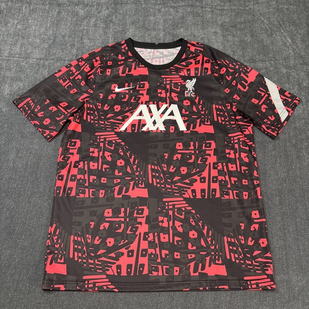 Nike Liverpool 2020 2021 Pre Match Training Football Shirt Soccer Jersey Sz XL